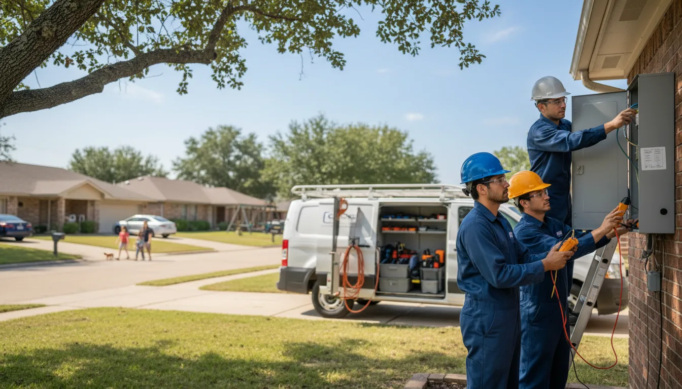 Certified electrician providing emergency electrical services in Athens, AL